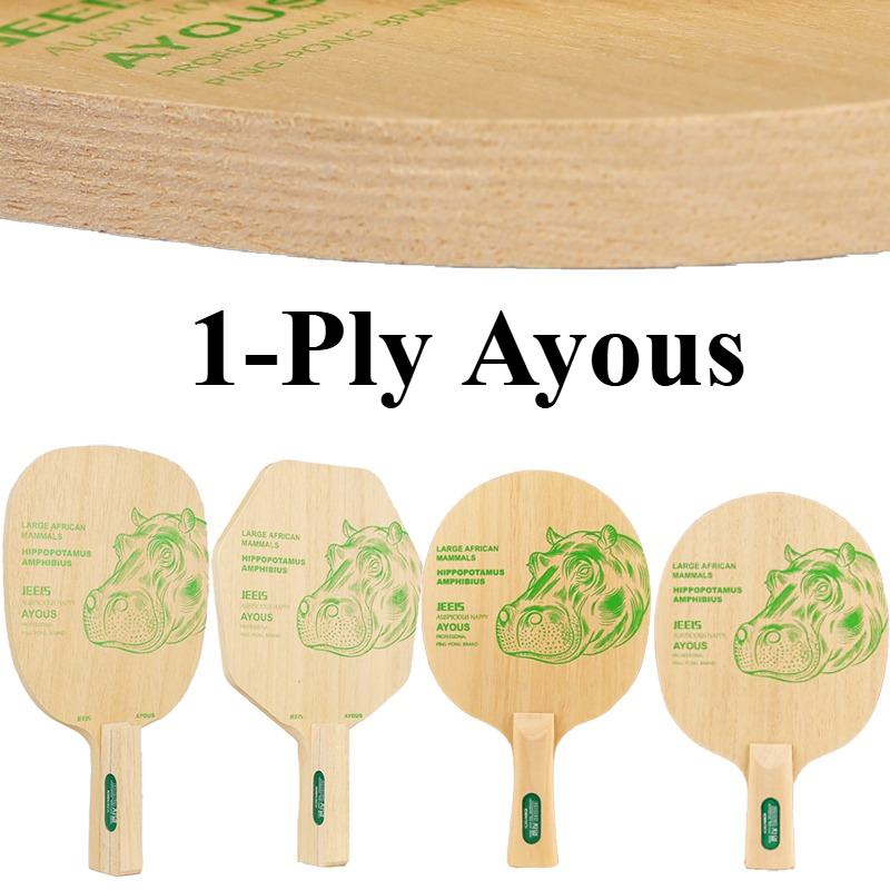 Table Tennis In Japanese - JEELS Green Hippo - Pala de