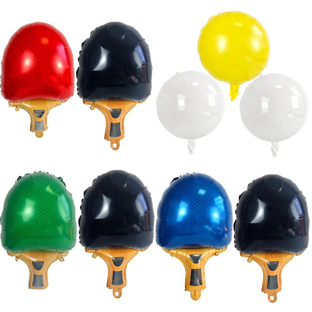 Table Tennis From - Globos de Aluminio con Forma de