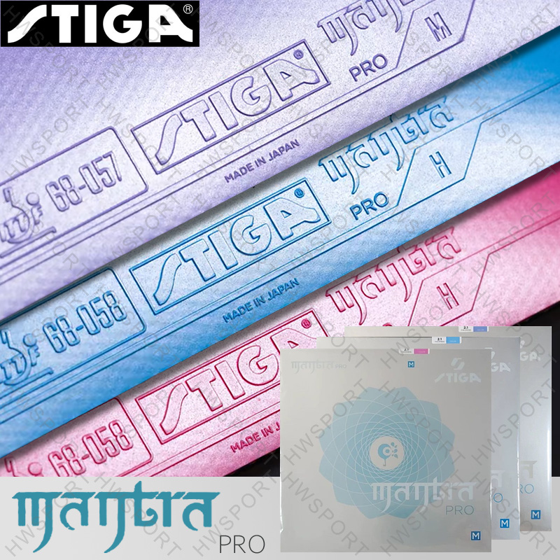 Table Tennis Japan - STIGA Mantra Pro, goma colorida para