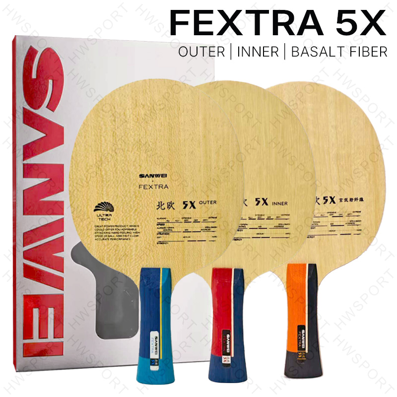 Table Tennis Player - SANWEI FEXTRA 5X hoja de tenis
