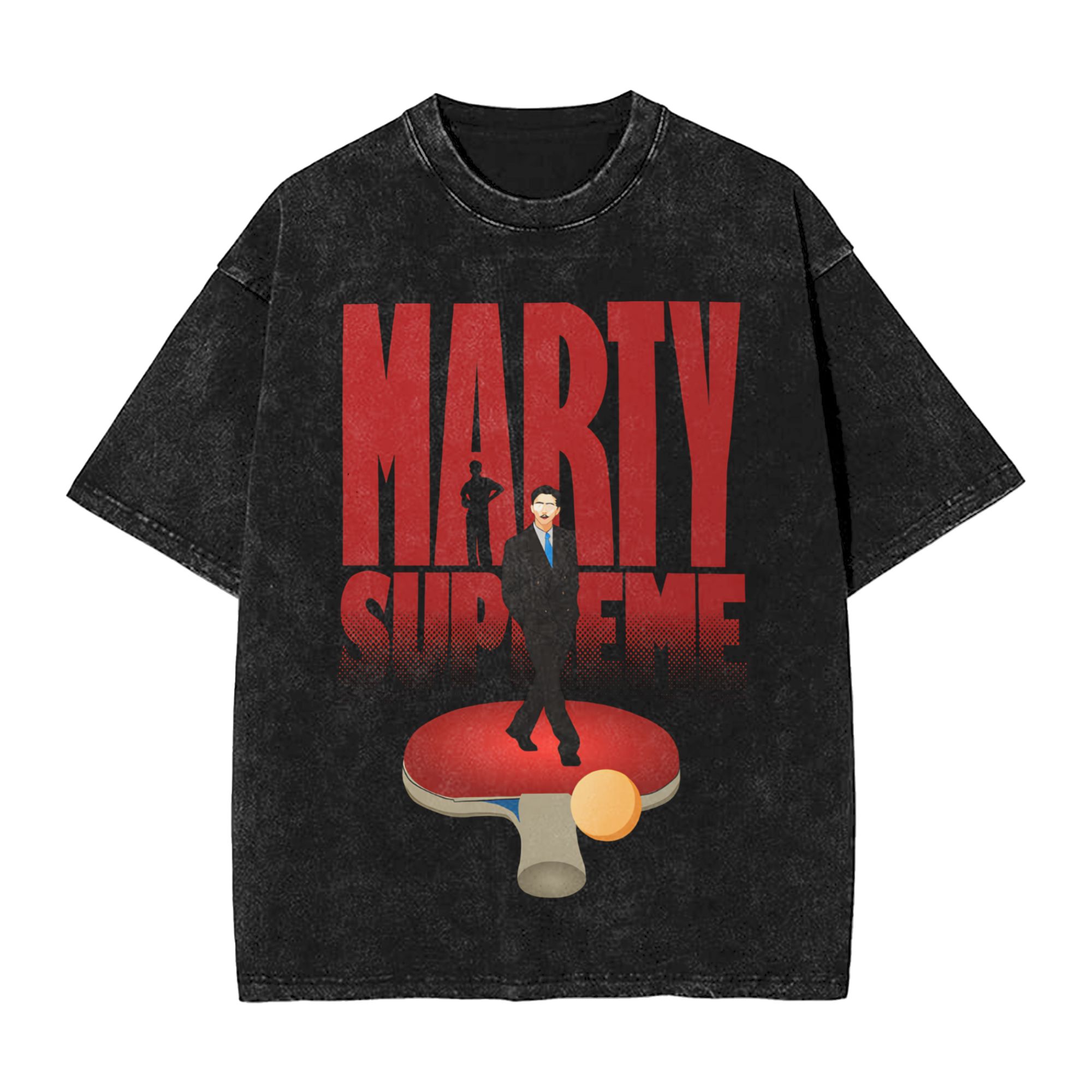 Table Tennis Basic - Camiseta vintage lavada Marty Table Tennis