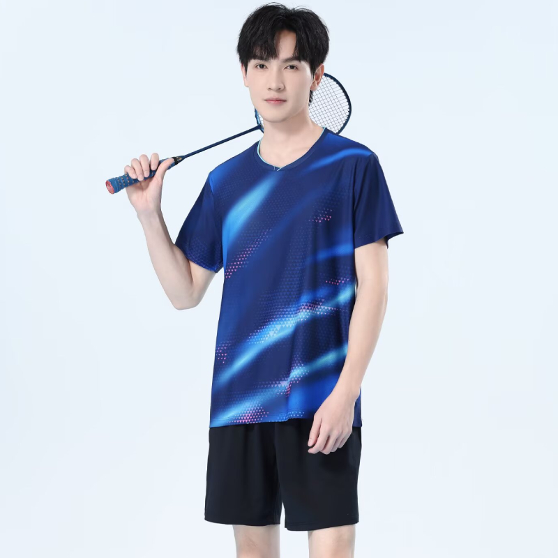 Table Tennis Logo Free - Camiseta de Bádminton de Secado Rápido