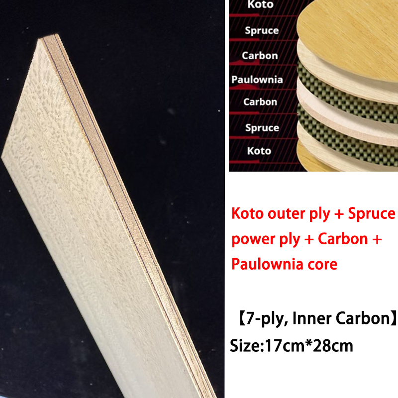 Koto DIY hoja de tenis de mesa - Stiga Carbon Blade reseña y precio