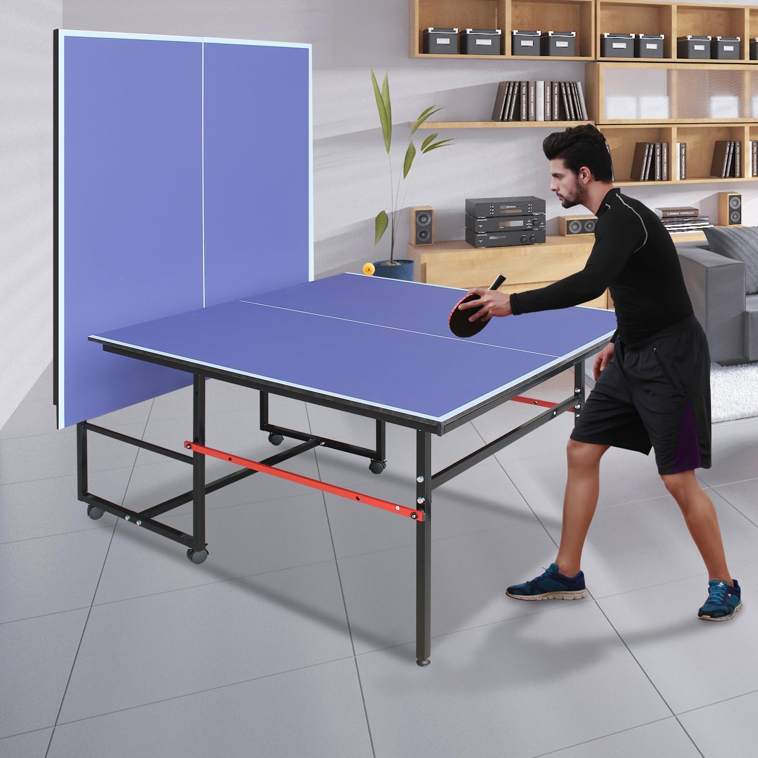 Mesa de ping pong portátil de  - Table Tennis Player reseña y precio