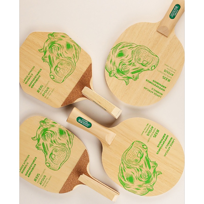 JEELS Green Hippo - Pala de Te - Table Tennis In Japanese reseña y precio