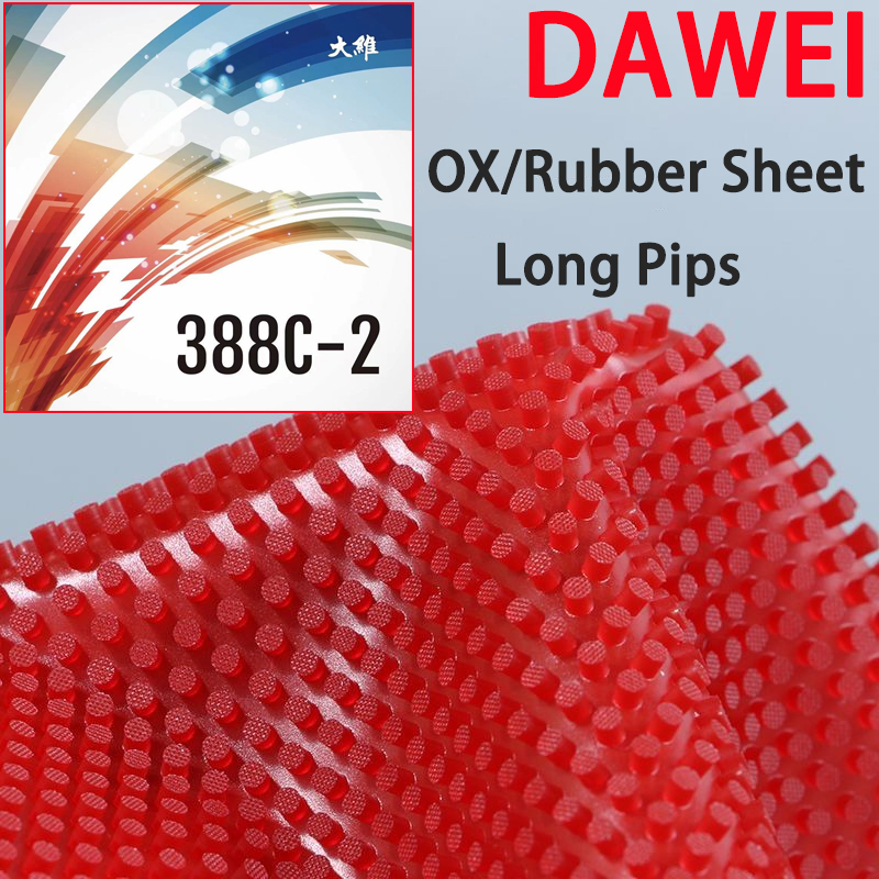 Pips largos OX Dawei 388C-2, h - Table Tennis Xiom reseña y precio