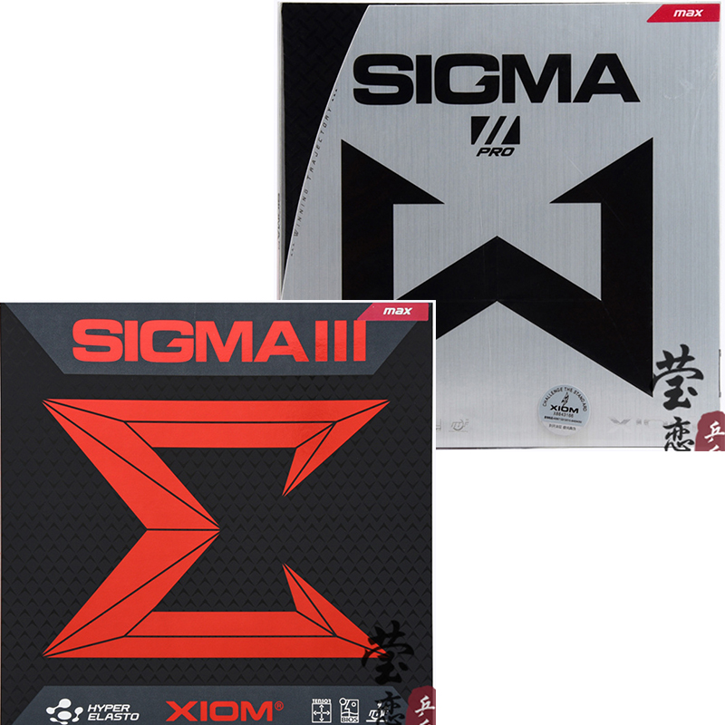 Goma de tenis de mesa XIOM SIG - Table Tennis Xiom reseña y precio