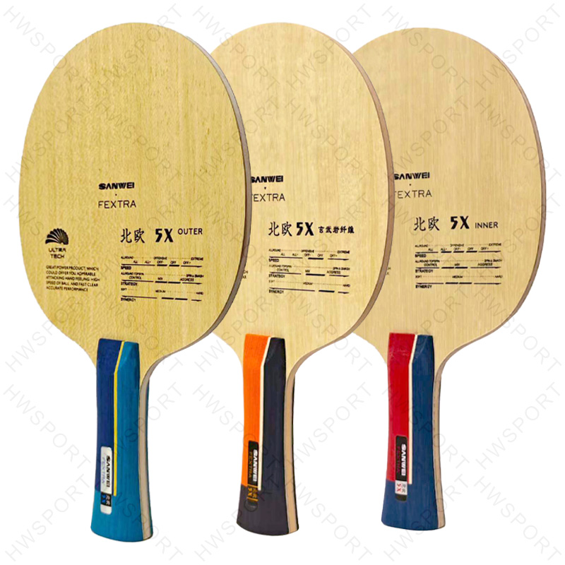 SANWEI FEXTRA 5X hoja de tenis - Table Tennis Player reseña y precio