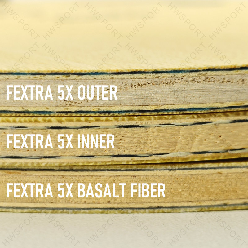 SANWEI FEXTRA 5X hoja de tenis - Table Tennis Player reseña y precio