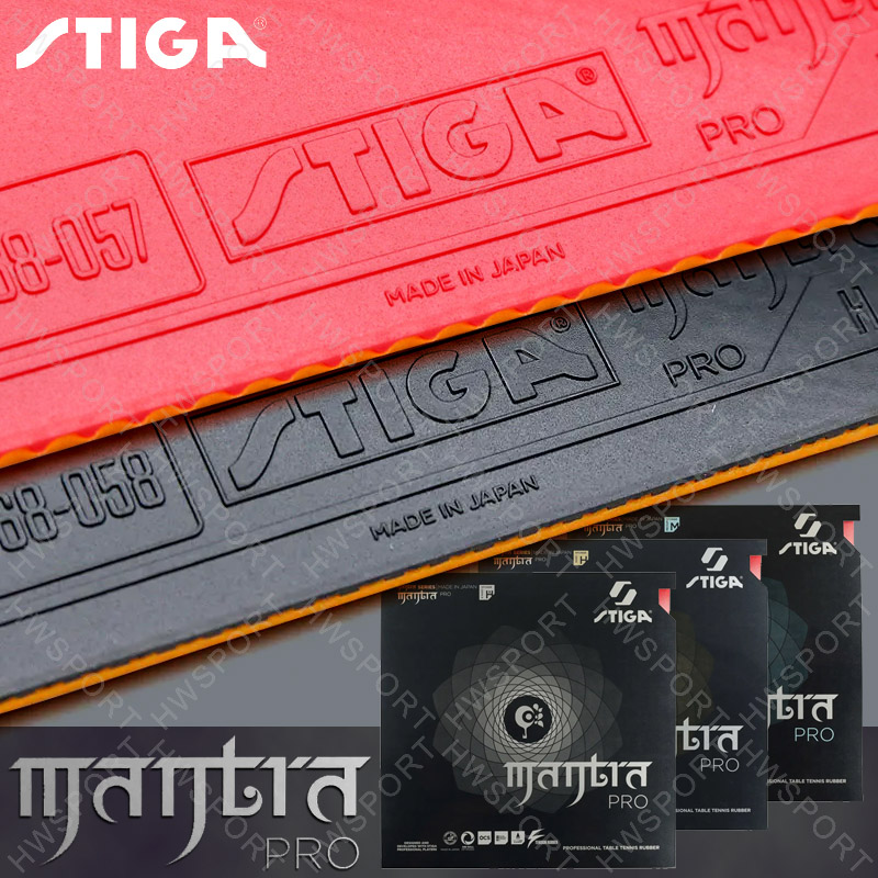 STIGA MANTRA PRO goma para ten - Table Tennis Japan reseña y precio