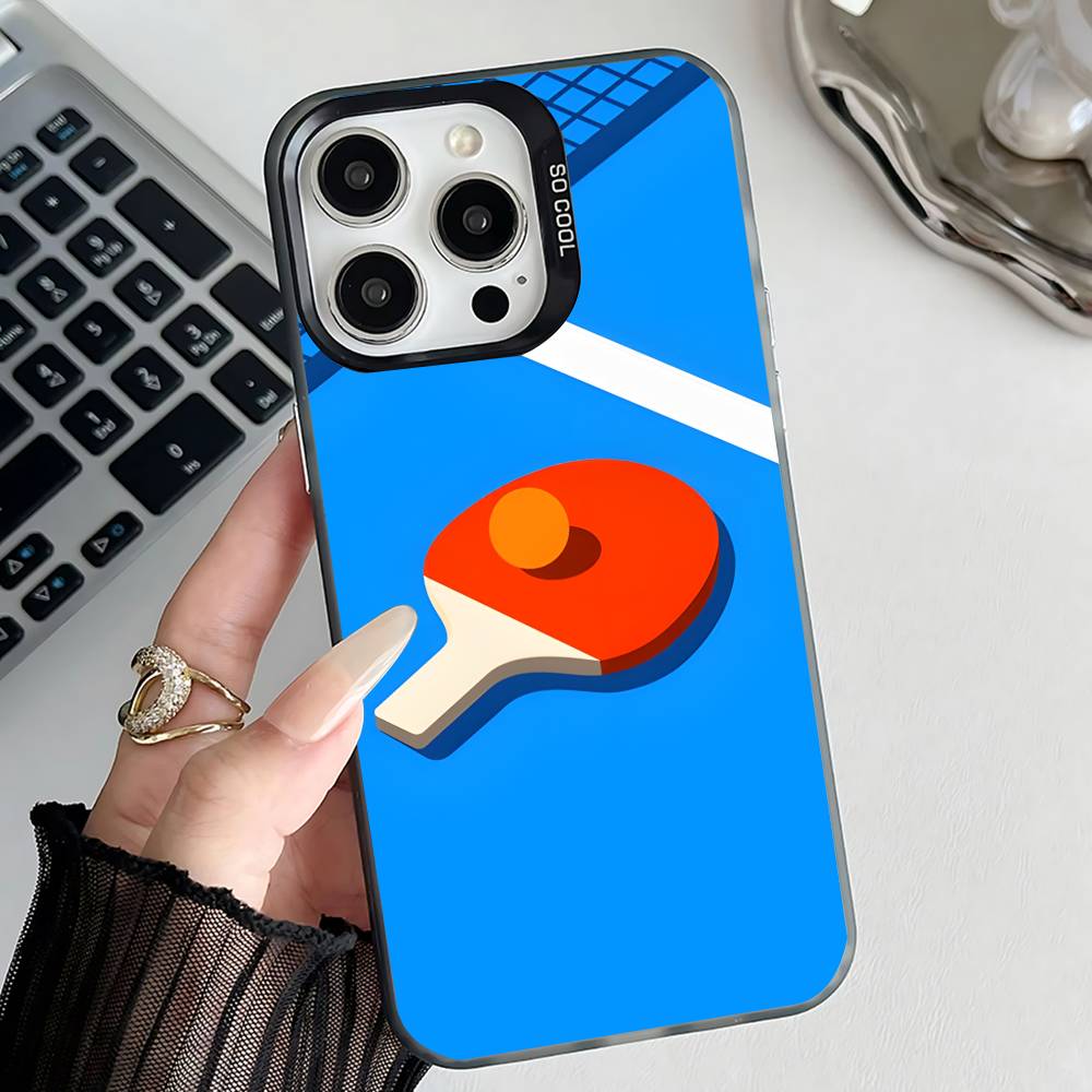 Funda para Teléfono con Diseño - Table Tennis Logo Free reseña y precio